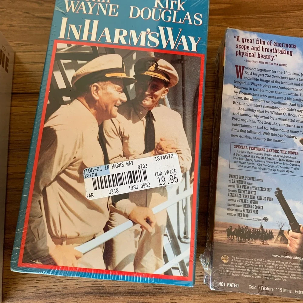 John Wayne Collection of VHS Classic Movies
